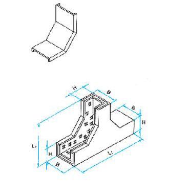XQJF-F7下(xia)垂直(zhi)三通防(fang)火(huo)橋(qiao)架(jia)